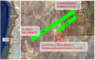Figure 3 – Locality of the Llanos Project (CNW Group/Aethon Minerals)