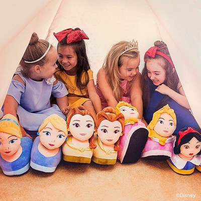 Amazon.com | Happy Feet Slippers Officially Licensed Disney and Pixar  Character and Figural Aurora Sleeping Beauty Slippers for Men, Women, and  Kids, As Seen on Shark Tank (Small) | Slippers