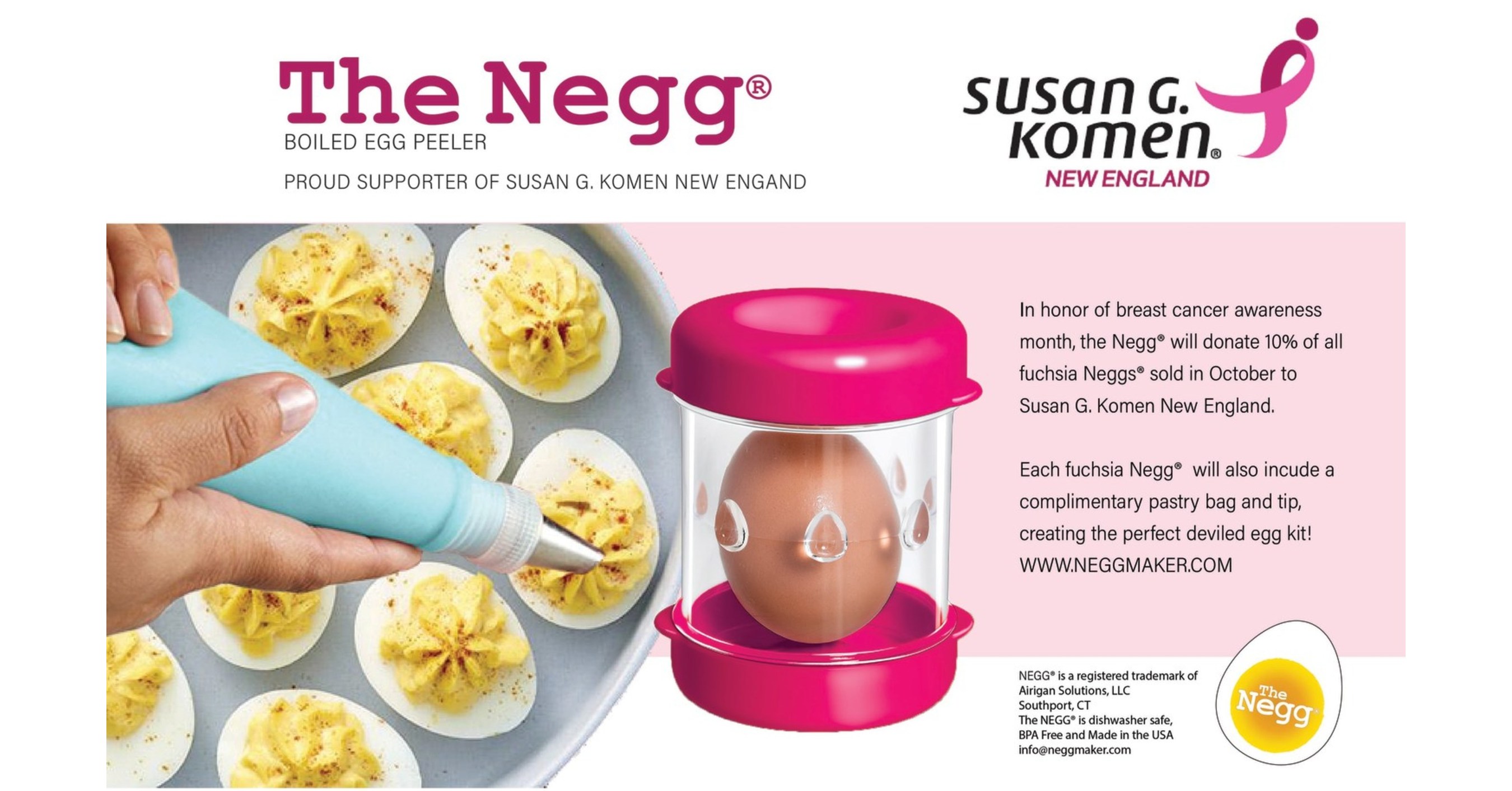  The Negg Boiled Egg Peeler - Fuchsia: Home & Kitchen