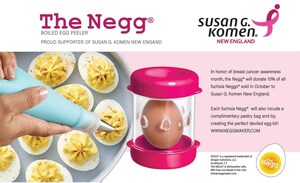 The Innovative Egg Peeler Negg® Celebrates Its 2nd Anniversary With a Breast Cancer Fundraising Initiative