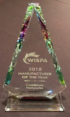 WISPA会员推选Cambium Networks获行业大奖