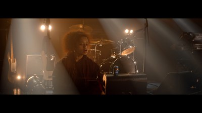 A still image from Ella Mai's episode for Pepsi's The Sound Drop platform