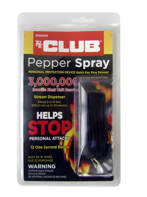 Who is Protecting You? "The Club" Pepper Spray Helps Protect Against Assaults and Personal Attacks Who is Protecting You? "The Club" Pepper Spray Helps Protect Against Assaults and Personal Attacks