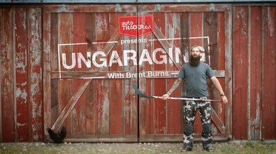 Ungaraging is an original content series presented by autoTRADER.ca that takes a look inside the garages of professional athletes, kicking off with professional hockey player and five-time all-star, Brent Burns. (CNW Group/autoTRADER.ca)