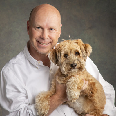 Merrick Pet Care, Inc., has announced the appointment of current president, Timothy (“Tim”) W. Simonds (pictured with his dog, Poppy), as Chief Executive Officer (CEO), Thursday, October 11, 2018. (Photo courtesy of Merrick Pet Care, Inc.)