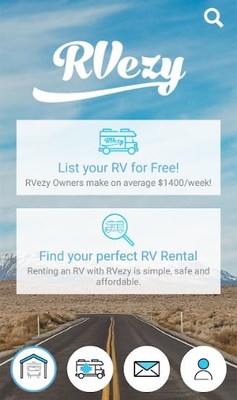 RVezy releases Canada's first RV rental app (CNW Group/RVezy Inc)