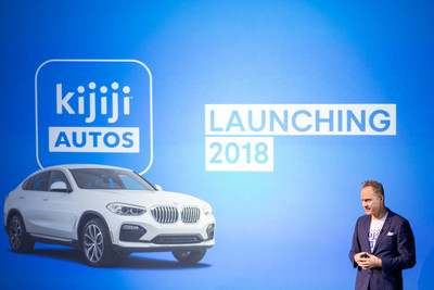 Matt McKenzie, directeur gnral chez Kijiji annonant le lancement de Kijiji Autos lors de la 6e confrence annuelle DealerTalkX (Groupe CNW/Kijiji)