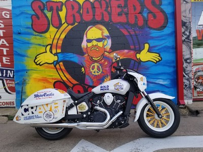 The White Castle Crave Cruiser was built by 2017 Cravers Hall of Fame member, Walter Buttkus, and unveiled at Strokers Dallas on October 11, 2018.