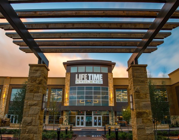 Picture of the front entry at Life Time Oklahoma City