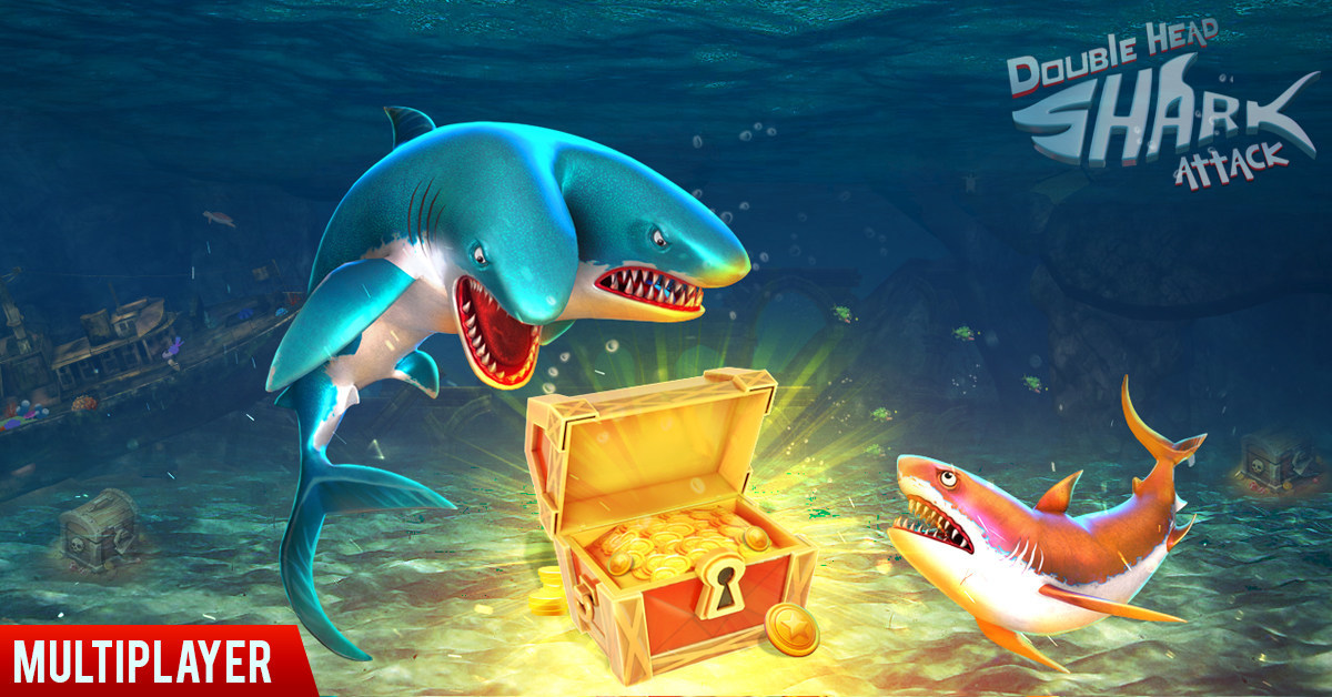 Shark Attack Typing Game