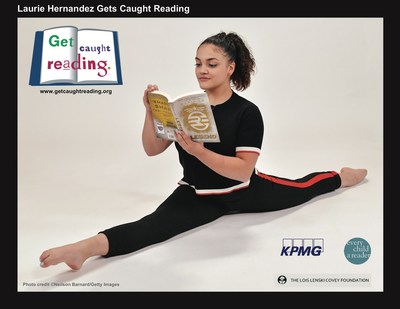 Laurie Hernandez Get Caught Reading Poster