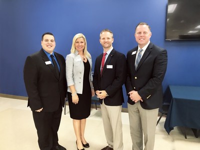 From left to right: Gilbert Garcia (Executive Director), Anne Arvizu (Chair), Ryan Smith (Vice President Ops) and Jake Steger (Chief Operating Officer)