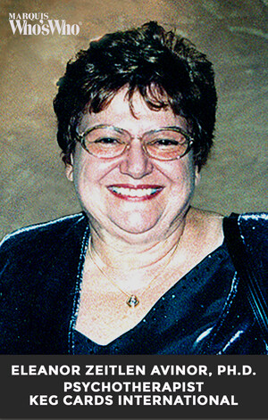 Eleanor Zeitlen Avinor, Ph.D., Celebrated as Co-Inventor of KEG Cards