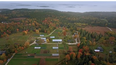 Four Seasons Farm in Harborside, Maine produces vegetables year-round and has become a nationally recognized model of small-scale sustainable agriculture.