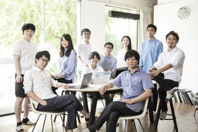 The picture of Medmain Members. The center guy is Osamu Iizuka, CEO.