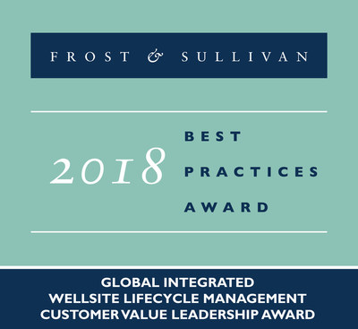 2018 Global Integrated Wellsite Lifecycle Management Customer Value Leadership Award