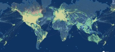 FlightAware Flight Tracking Coverage - October 2018
