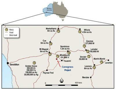 Figure 4: Western Australia ? Property Location Map (CNW Group/Bluebird Battery Metals)