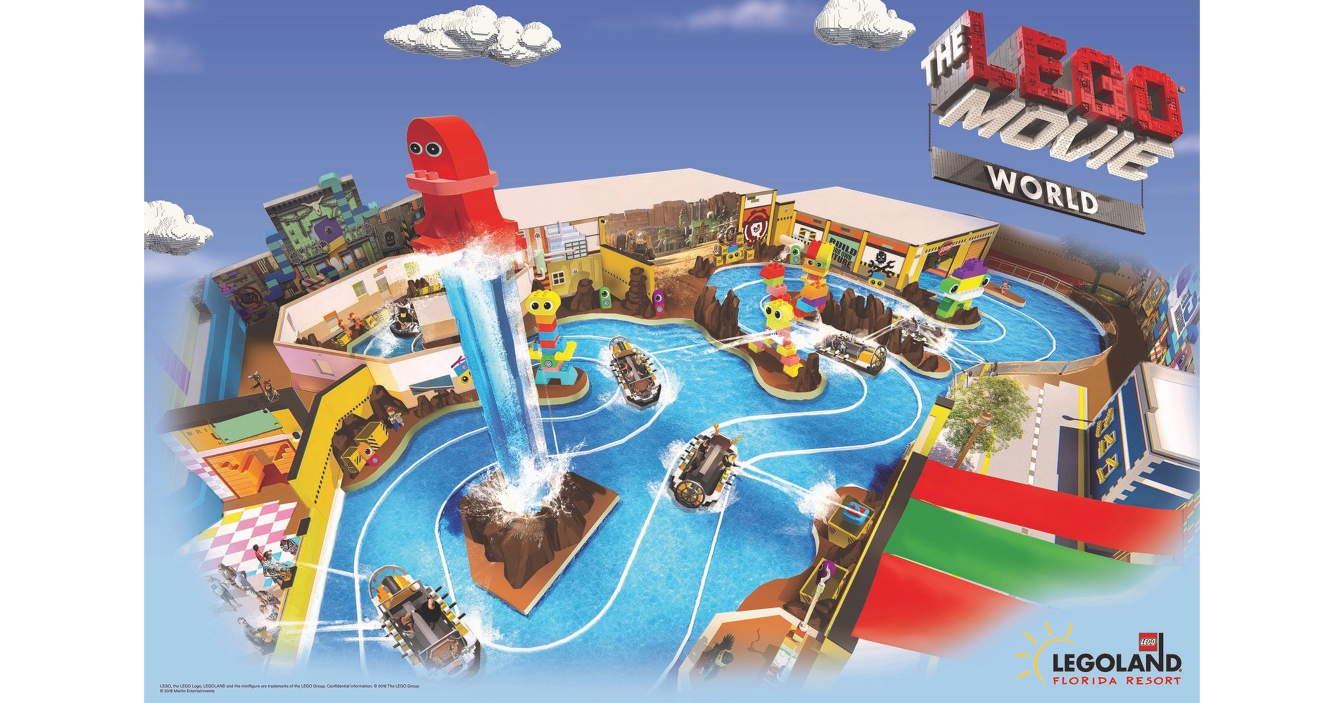 LEGOLAND® Florida Reveals Three Ride to Debut in LEGO® MOVIE WORLD
