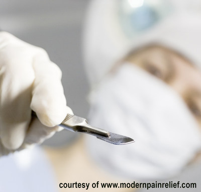 The "no more scalpel" movement is an evolutionary trend in surgical treatments to reduce the many risks of complications and painful recovery time.