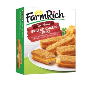 Farm Rich Launches Grilled Cheese Sticks, Sweet Onion Jam Meatballs with Bacon, More