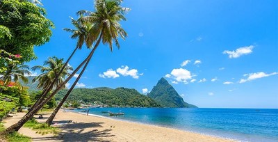 The beaches, rainforest, luxury resorts, cuisine, history, lush landscape and majestic Pitons on St. Lucia's west coast make this island in the Eastern Caribbean perfect for romance.