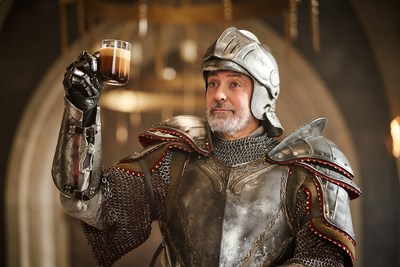 Arise, Knight George! George Clooney and Natalie Dormer Star in Latest Nespresso Campaign, 'The Quest'; An Epic Journey to Find the Most Exceptional Coffee in the Kingdom (CNW Group/Nestle Nespresso SA)