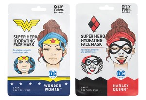 Crazy Foam Launches New Super Hero Hydrating Face Masks