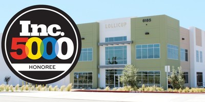 Lollicup USA, Inc.'s Headquarters in Chino Ca. with Inc. 5000 logo