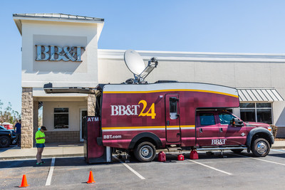 BB&T has deployed its disaster recovery vehicle with remote ATM capabilities at the Panama City branch located at 2698 Martin Luther King Jr. Boulevard.