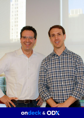 Noah Breslow (left), CEO of OnDeck and Brian Geary, president of ODX.