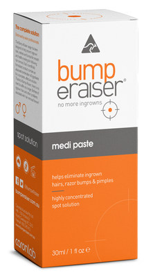 Bump eRaiser products are designed to solve skin problems that result from shaving or waxing.