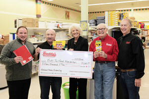 Freddy's Donates $15,000 to Kids in Need Foundation
