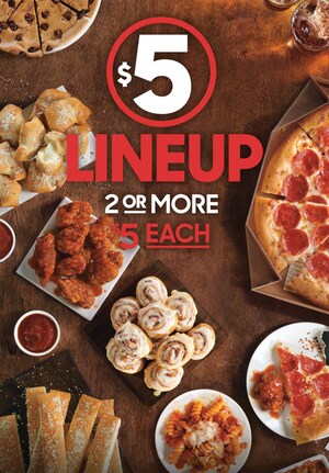 Pizza Hut® Launches $5 Lineup, Stacked With Pizzas And Other Craveable Menu Options