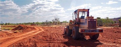 Figure 1: Bulk sampling previously conducted on Friendly Creek Mining Lease (CNW Group/Pacton Gold Inc.)