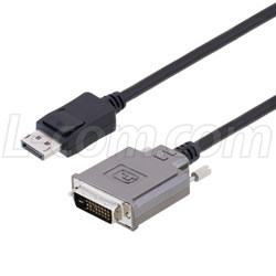 DVI至DisplayPort線纜組件