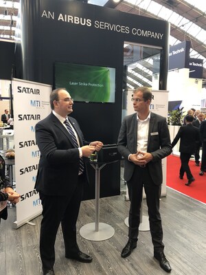 Satair and Metamaterial Technologies Inc. Sign Distribution Deal to Bring Innovative Laser Strike Protection to Global Aviation and Defence Markets