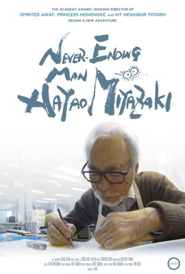 ‘Never-Ending Man: Hayao Miyazaki' - Documentary on the Iconic, Academy Award®-Winning Director and Co-Founder of Studio Ghibli Coming to U.S. Cinemas