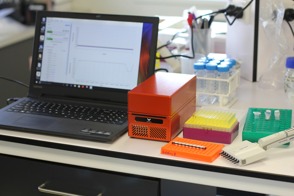 The Liberty16 mobile personal genomics device The Liberty16 mobile personal genomics device