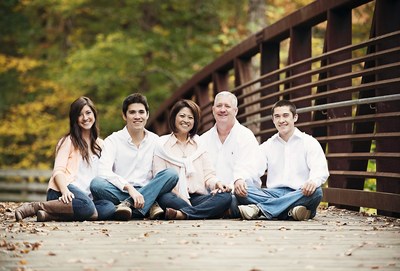 The Reid Family (l to r): Chloe, Justin, Susan, Keith and Robert Reid