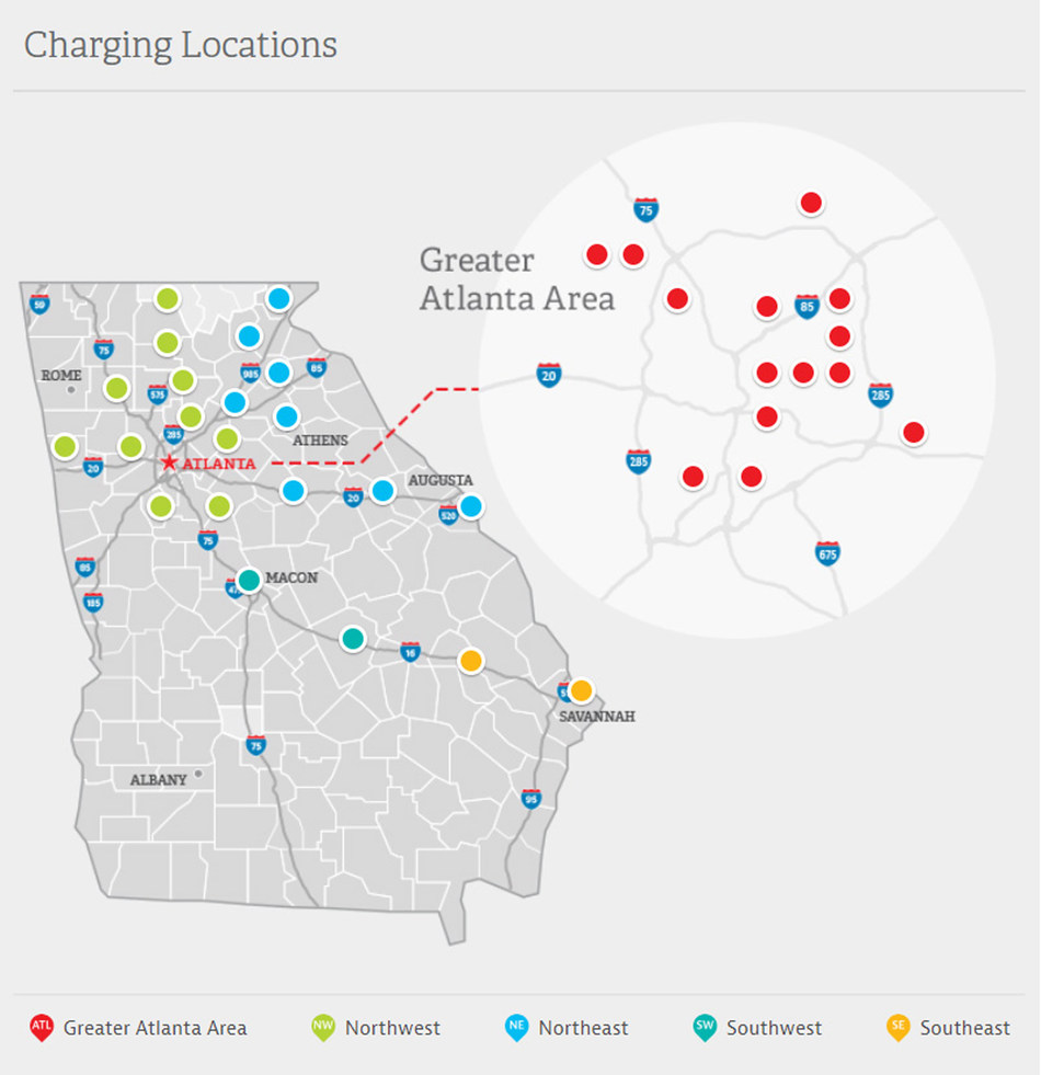 Georgia Power Charging Stations