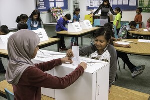 150,000 underage students lead the way to municipal election polls