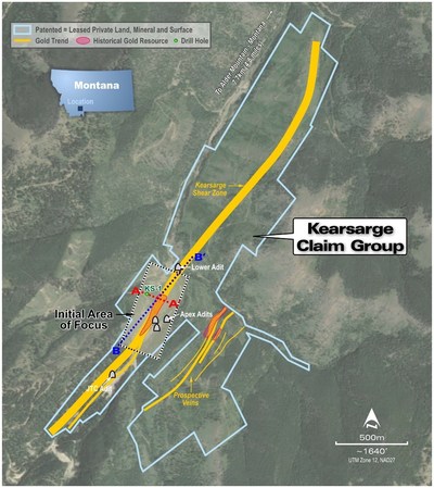 Figure 1: Kearsarge Leases including Initial Area of Focus (CNW Group/Transatlantic Mining Corp.)