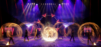New in 2019 at Silver Dollar City in Branson, Missouri, Phoenix Fire is a black-light, laser and fire production for The Festival of Wonder in Spring.