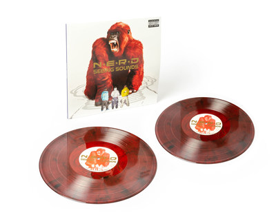 Los Angeles – October 19, 2018 – Today, Urban Legends releases N.E.R.D’s critically acclaimed third album, 'Seeing Sounds,' on black 2LP vinyl and limited edition red marble 2LP vinyl. The new vinyl editions feature two bonus tracks—“Lazer Gun” and “Everyone Nose (All The Girls Standing In Line For The Bathroom)” Remix featuring Kanye West, Lupe Fiasco, and Pusha T—on vinyl for the first time.