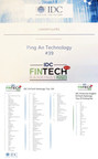 Ping An Technology once again selected into the 2018 IDC Financial Insights FinTech Ranking Top 100 list, ranking 39th