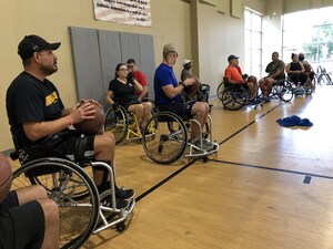 Warriors Discover New Abilities At Adaptive Sports Clinic