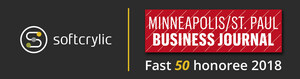 Softcrylic Ranked in the Top 50 Fastest Growing Private Companies for 2018 by Minneapolis / St. Paul Business Journal