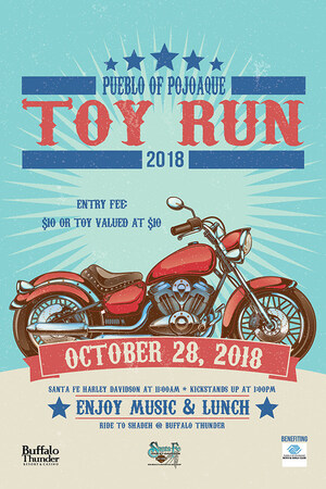 Record-Breaking Turnout Expected During "Rock-Tober" 28 Events at Buffalo Thunder Car Show and Pueblo of Pojoaque Toy Run Combine Good Fun and Good Cause