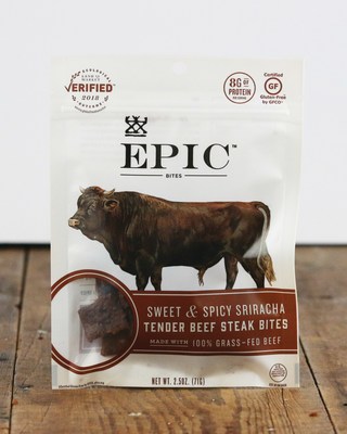 EPIC Provisions has debuted the first product to feature the science-based Land to Marketâ„¢ Ecological Outcome Verificationâ„¢ seal. EPIC Sweet & Spicy Sriracha Beef Bites is the first product to carry the seal. The Land to Market program is the worldâ€™s first verified regenerative sourcing solution for the food and fiber industries. The program was developed by The Savory Institute, an organization dedicated to the regeneration of the worldâ€™s grasslands through holistic management.